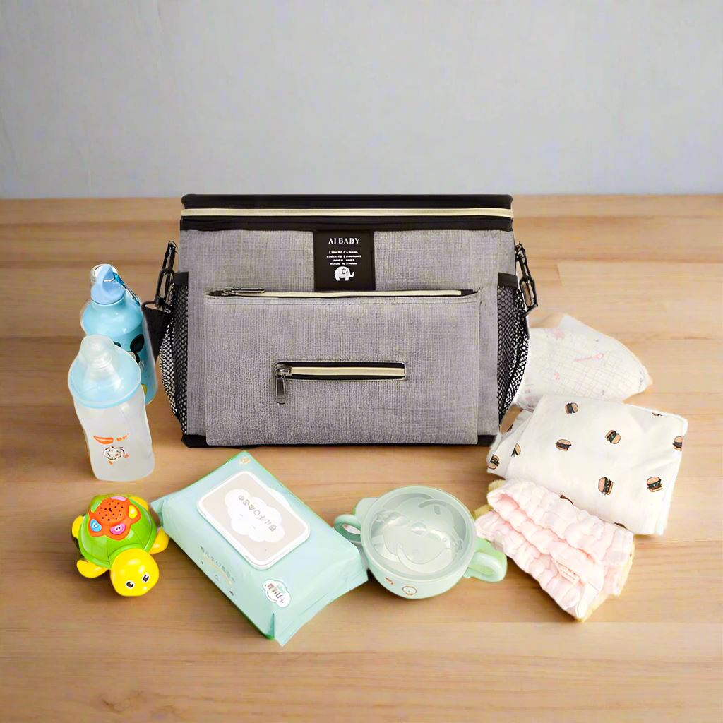 Sac à Langer - BabyTravel™ - Gris - Bébé Eden