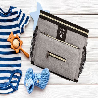 Sac à Langer - BabyTravel™ - Gris - Bébé Eden